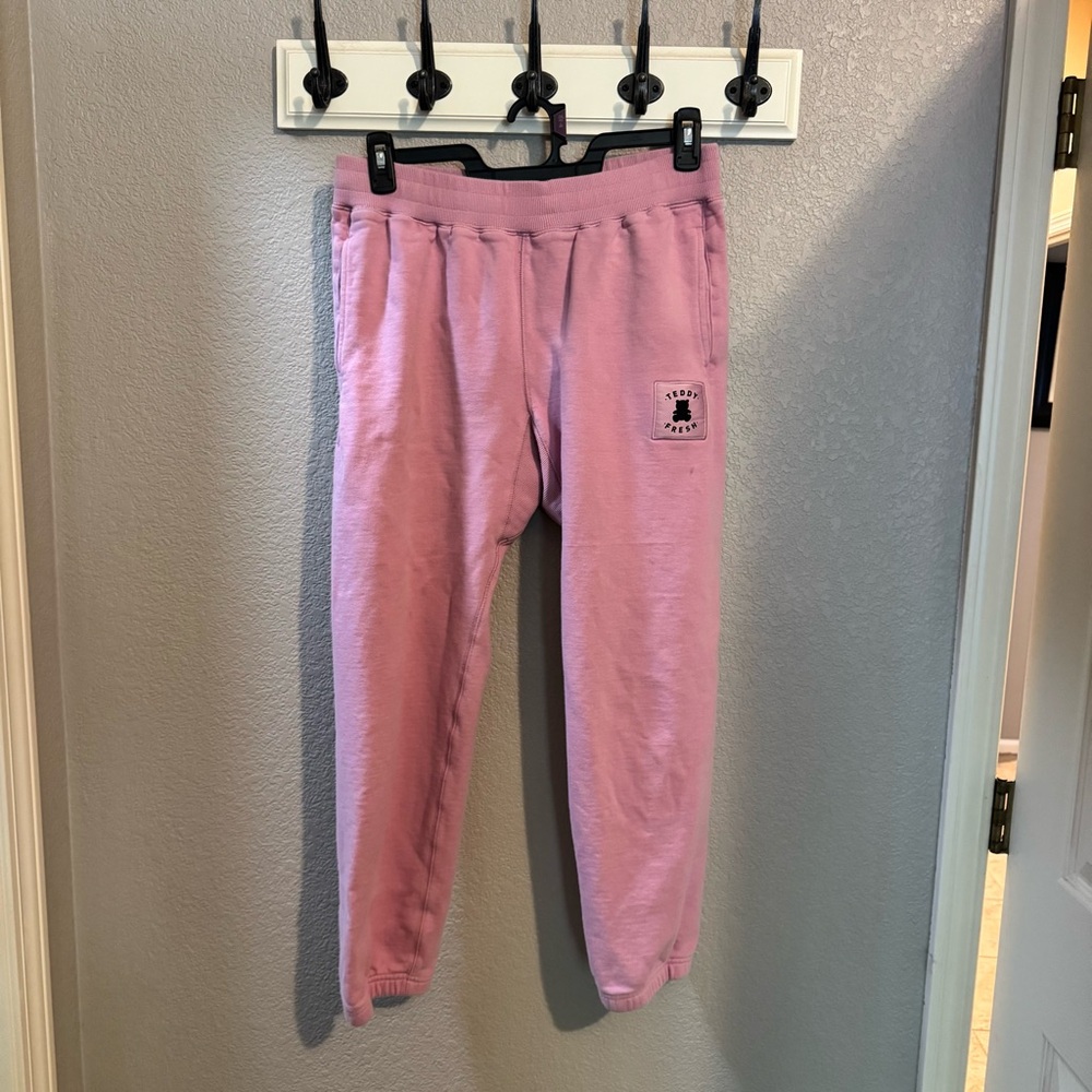 Teddy Fresh Pink Sweatpants - Size Medium